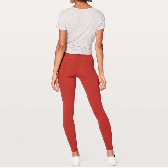 Lululemon Wunder Under Bonfire Luxtreme NWOT Sz 8 - Picture 4 of 6